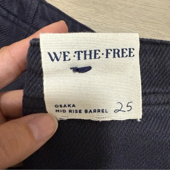 Free People We The Free Osaka Mid Rise Barrel in Washed Black 25 
TAG REMOVED - Picture 9 of 10